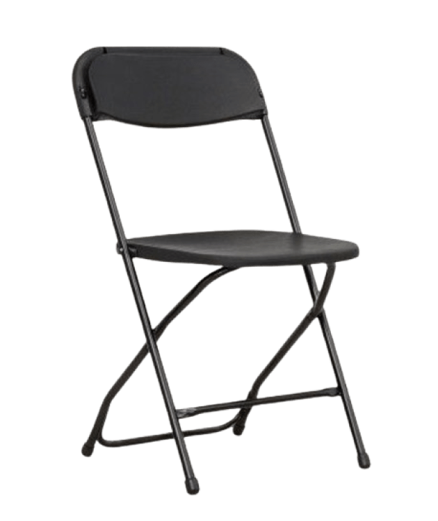 Black Folding Chair